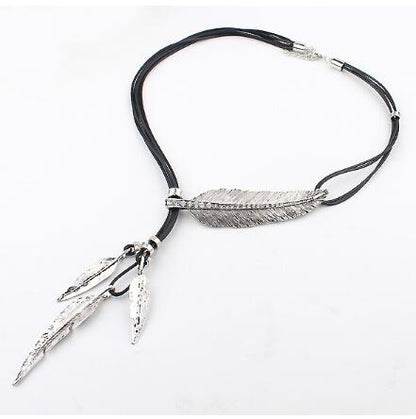 Curaçao colors black rope Necklace