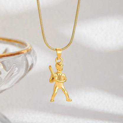Curaçao Steel basketball football Necklace