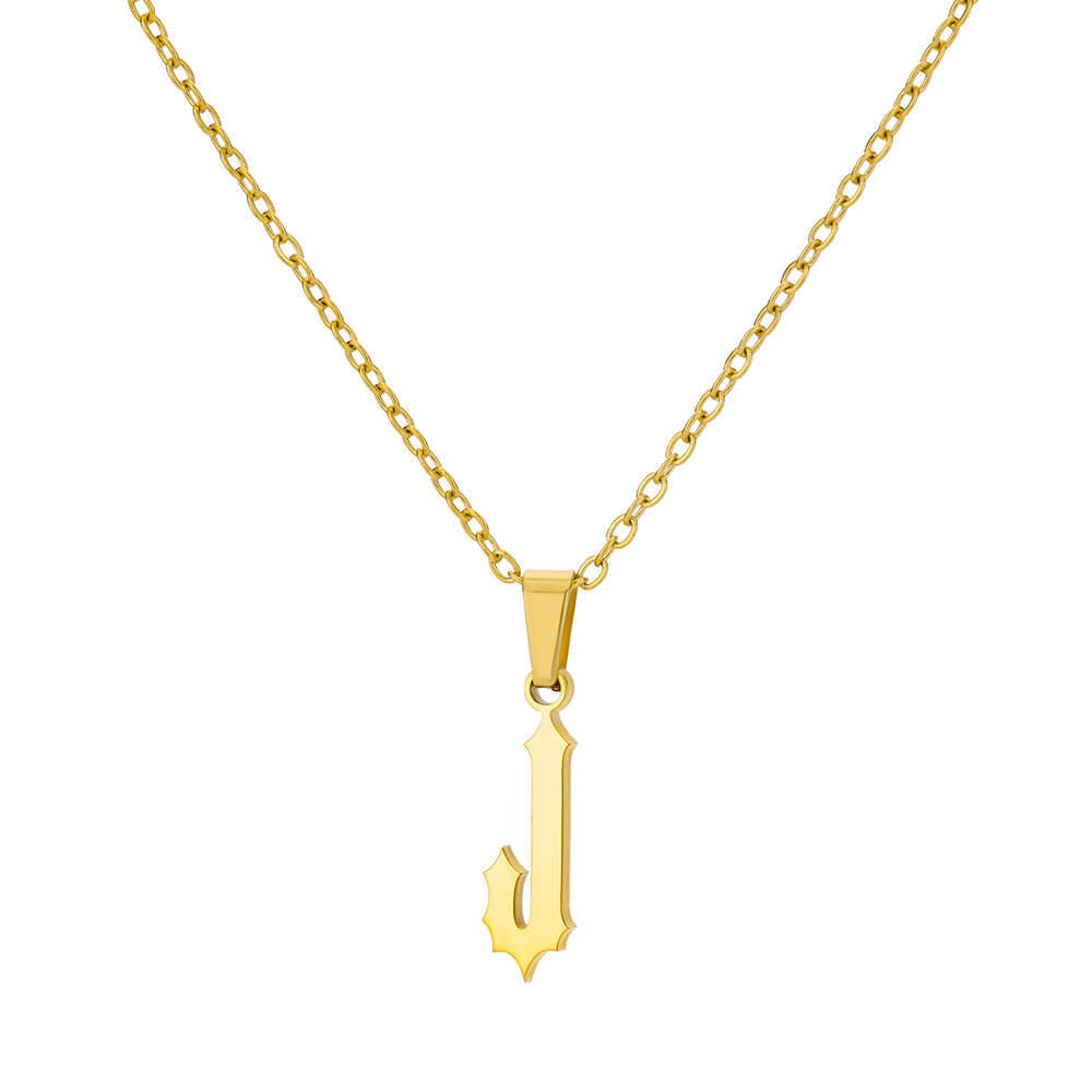 Curaçao Letter Ancient English Necklace