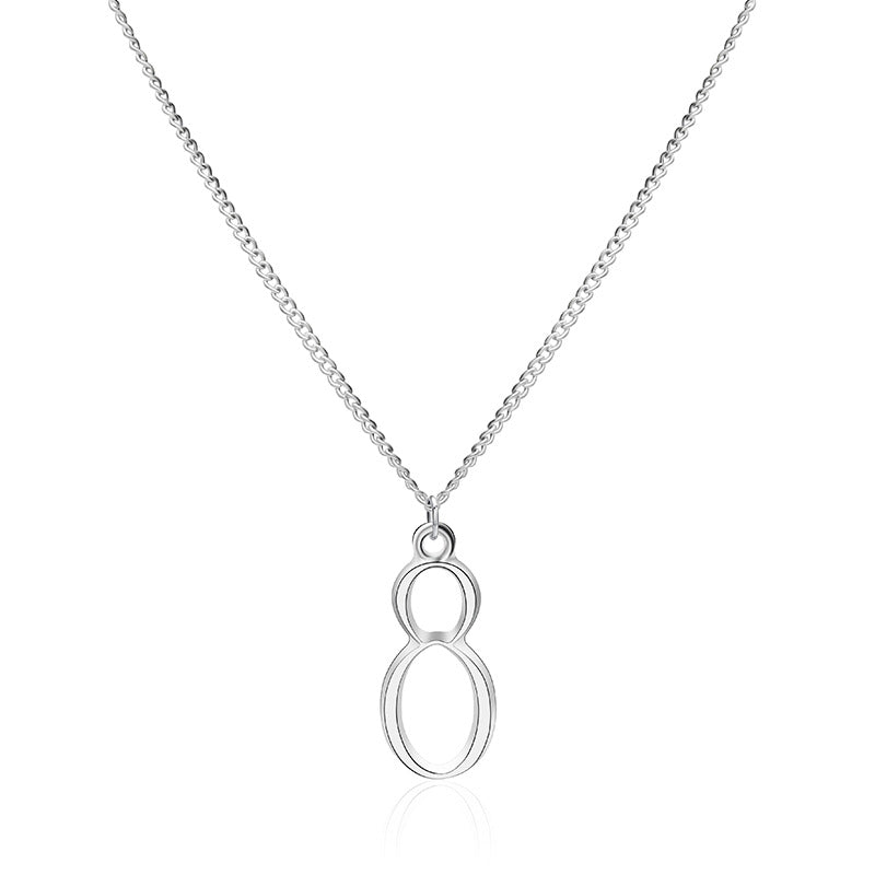 Curaçao Lucky Arabic number Pendant