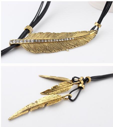 Curaçao colors black rope Necklace