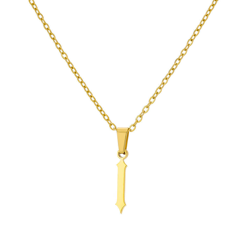 Curaçao Letter Ancient English Necklace