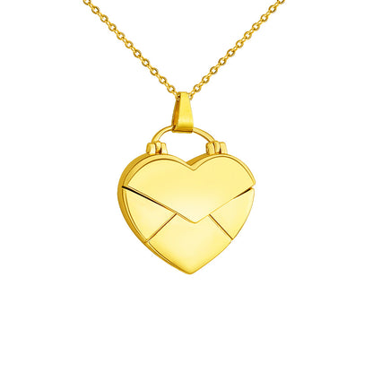 Curaçao Heart creative diy Necklace