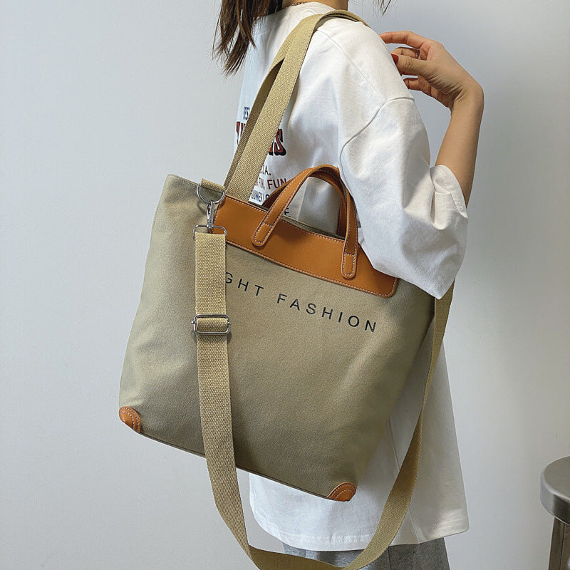 Curaçao canvas shoulder bag