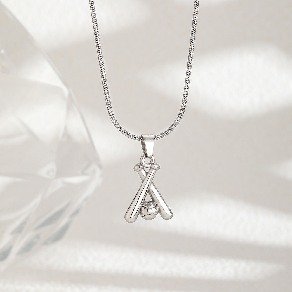 Curaçao Steel basketball football Necklace