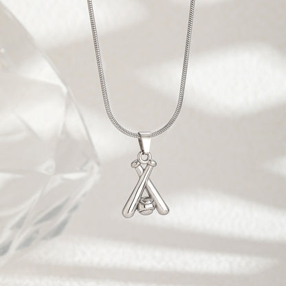 Curaçao Steel basketball football Necklace