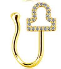 Curaçao constellation nose ring