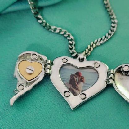 Curaçao Heart color printable Necklace