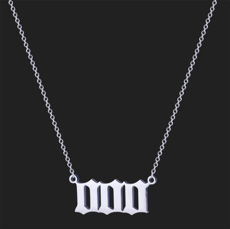 Curaçao Angel number necklace
