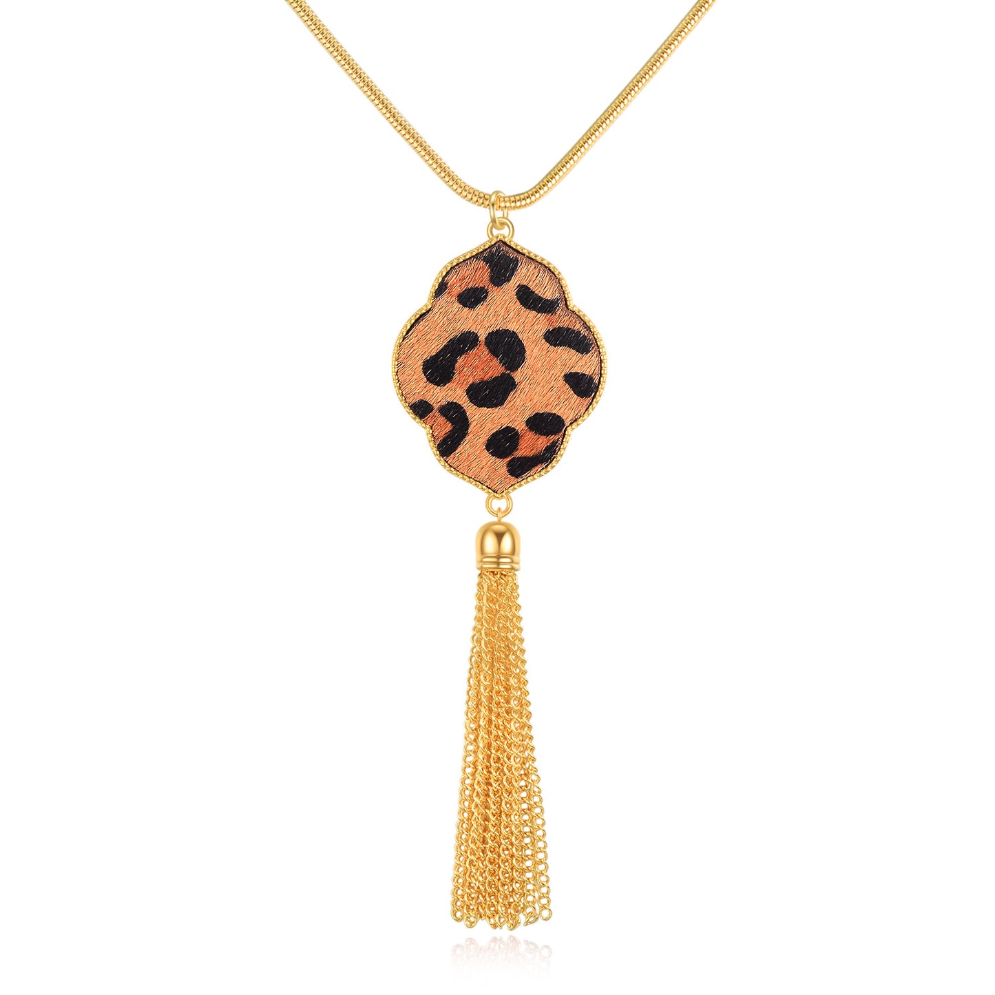 Curaçao accessories horsehair leopard Necklace