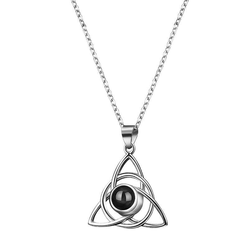 Curaçao 925silver 100language necklace