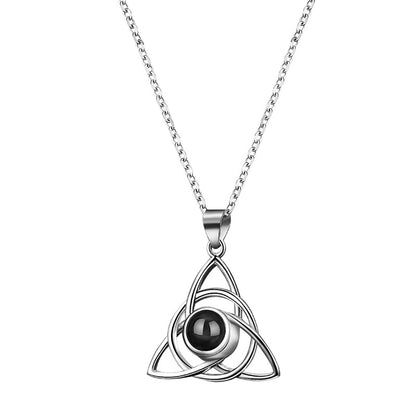 Curaçao 925silver 100language necklace