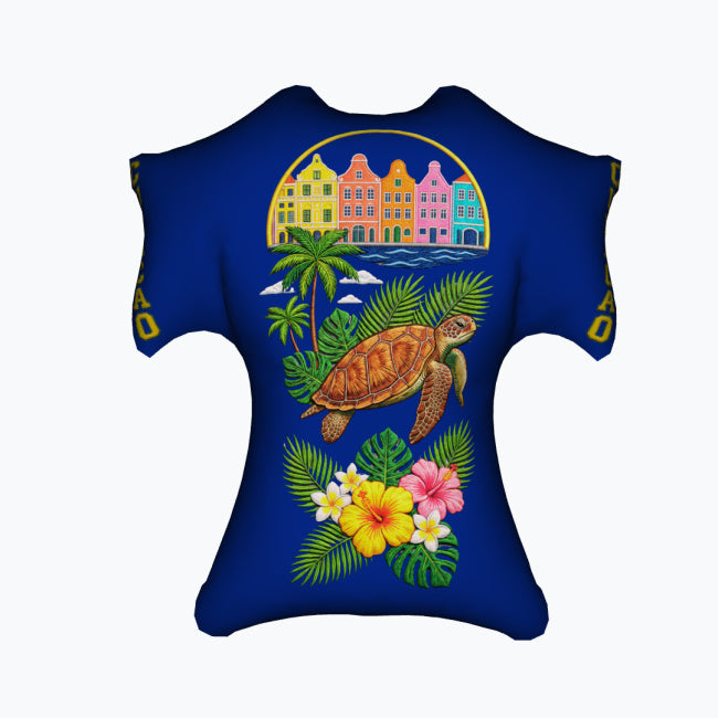 Curaçao Football Jersey Decorative Pillow