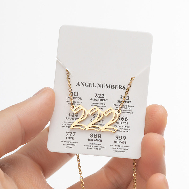 Curaçao Angel Lucky number Necklace