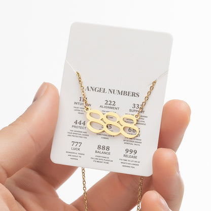 Curaçao Angel Lucky number Necklace