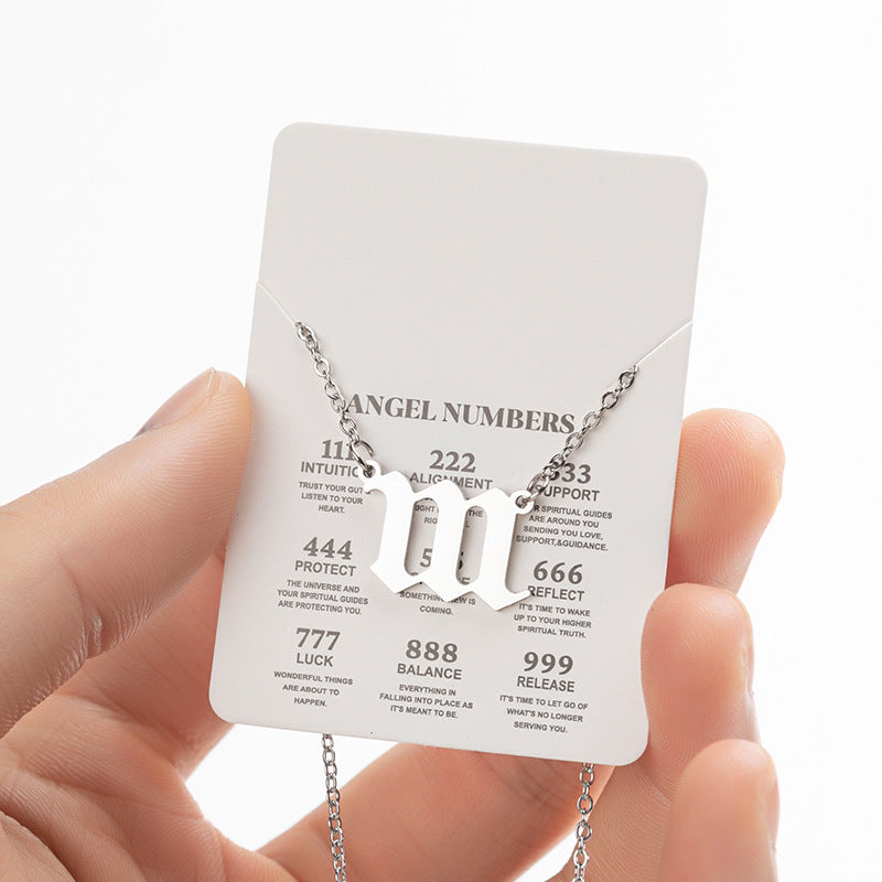 Curaçao Angel Lucky number Necklace