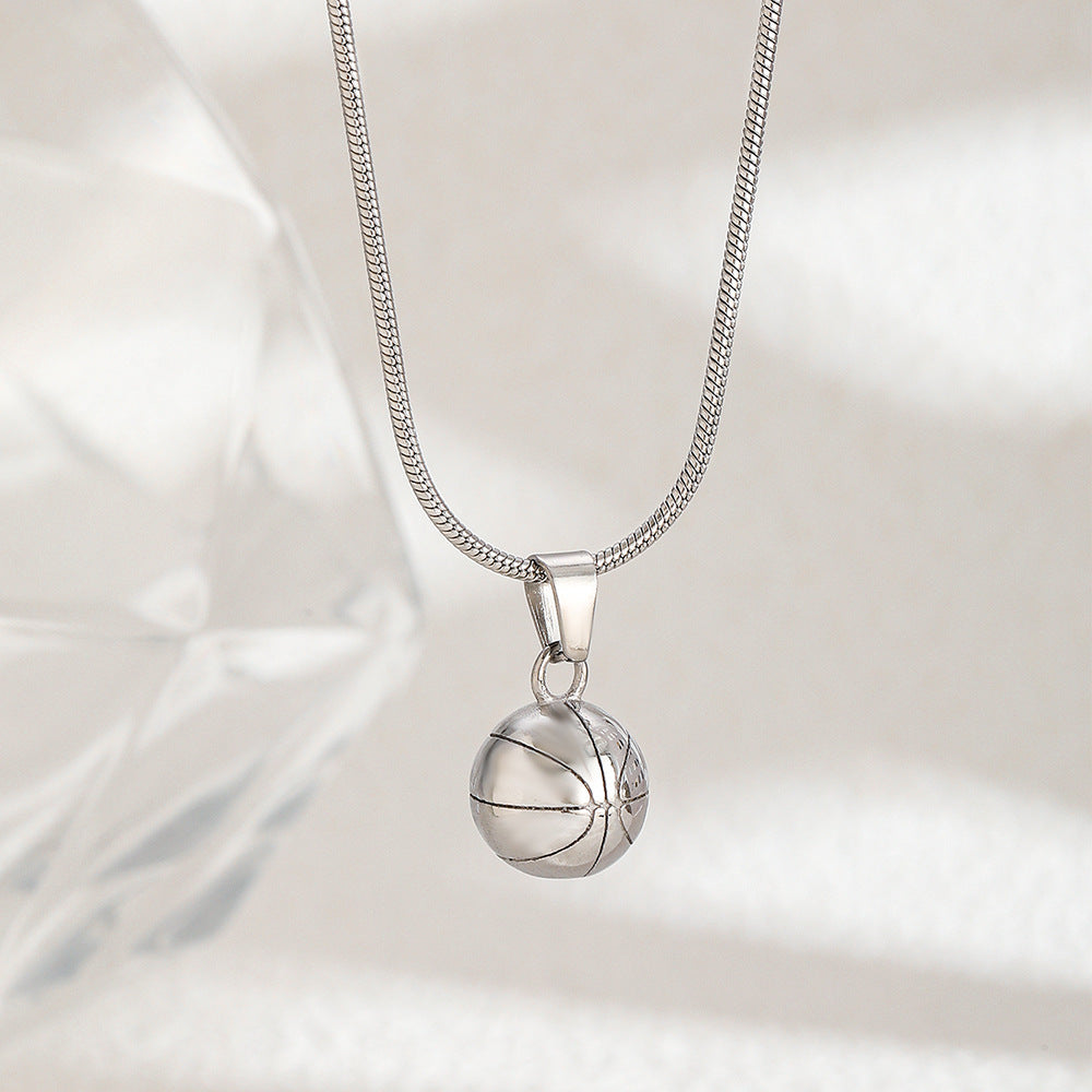 Curaçao Steel basketball football Necklace