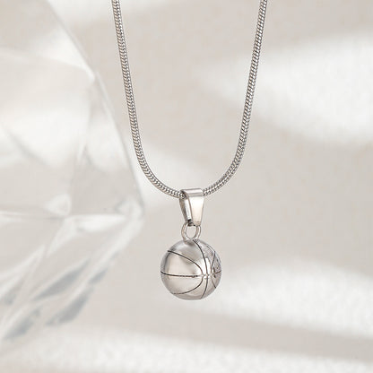 Curaçao Steel basketball football Necklace