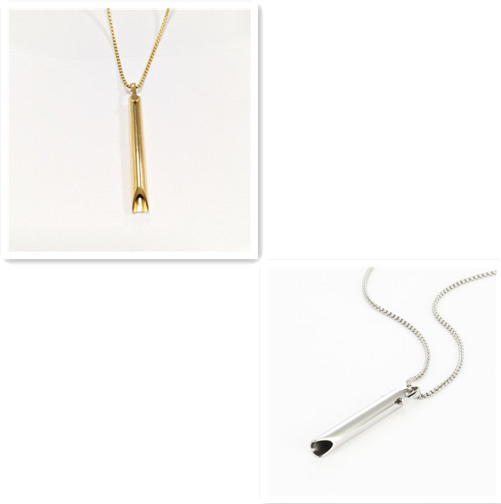 Curaçao Steel adjustable breathing Necklace