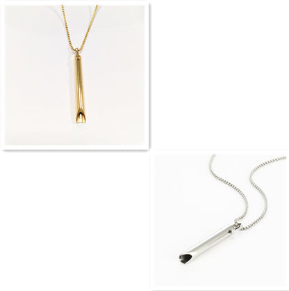 Curaçao Steel adjustable breathing Necklace