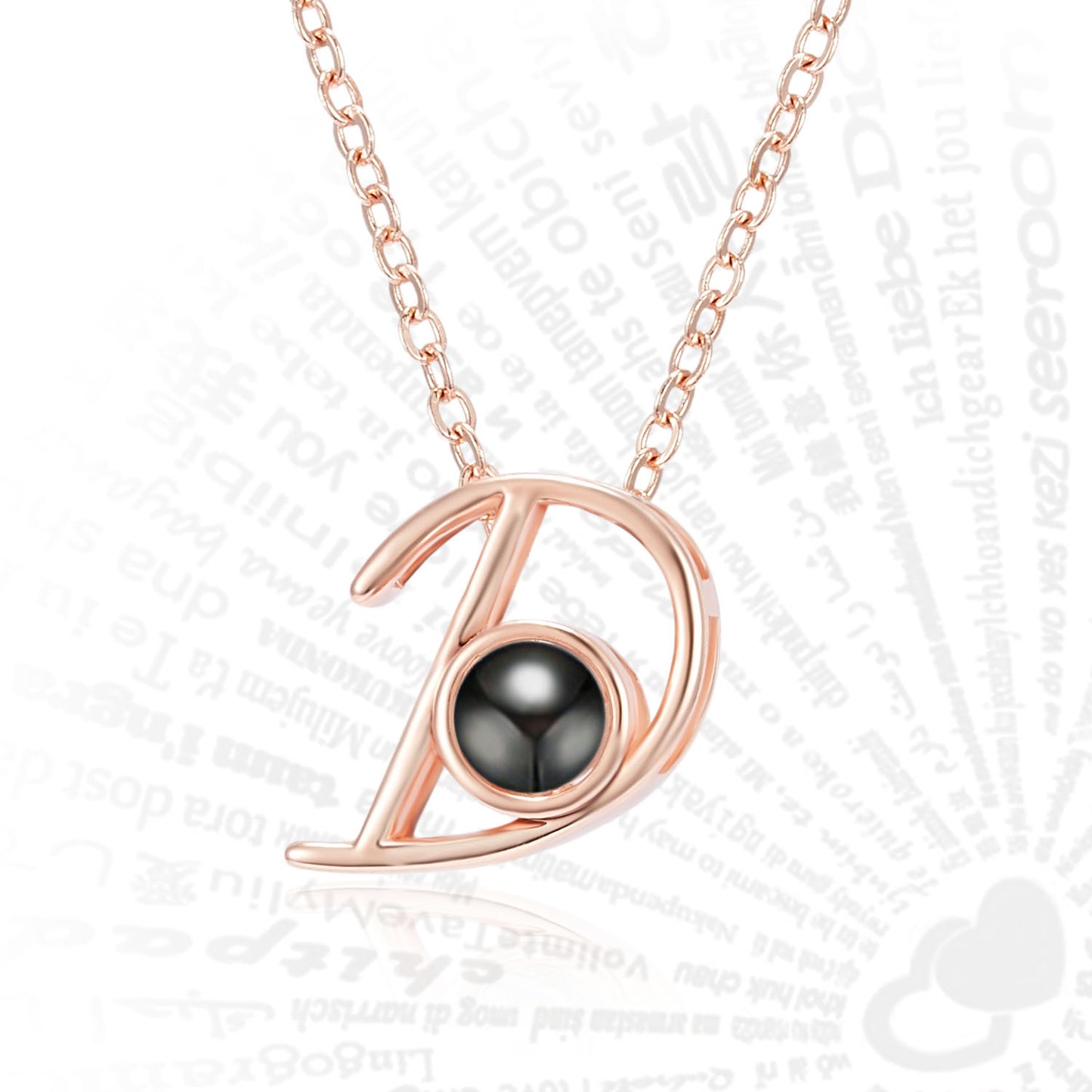 Curaçao Letters Pendant Languages Necklace