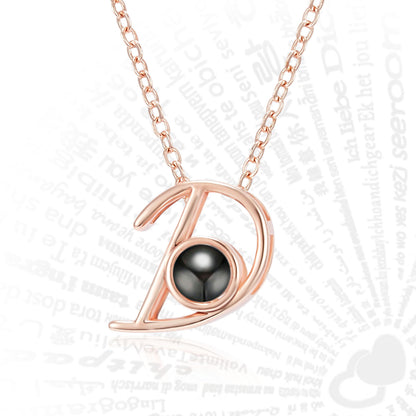 Curaçao Letters Pendant Languages Necklace