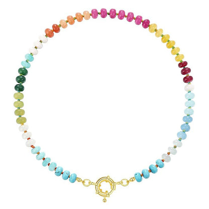 Curaçao Beach Handmade beaded Necklace