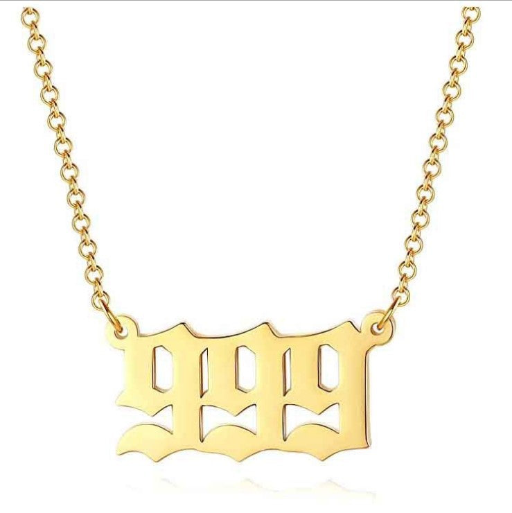 Curaçao Angel number necklace