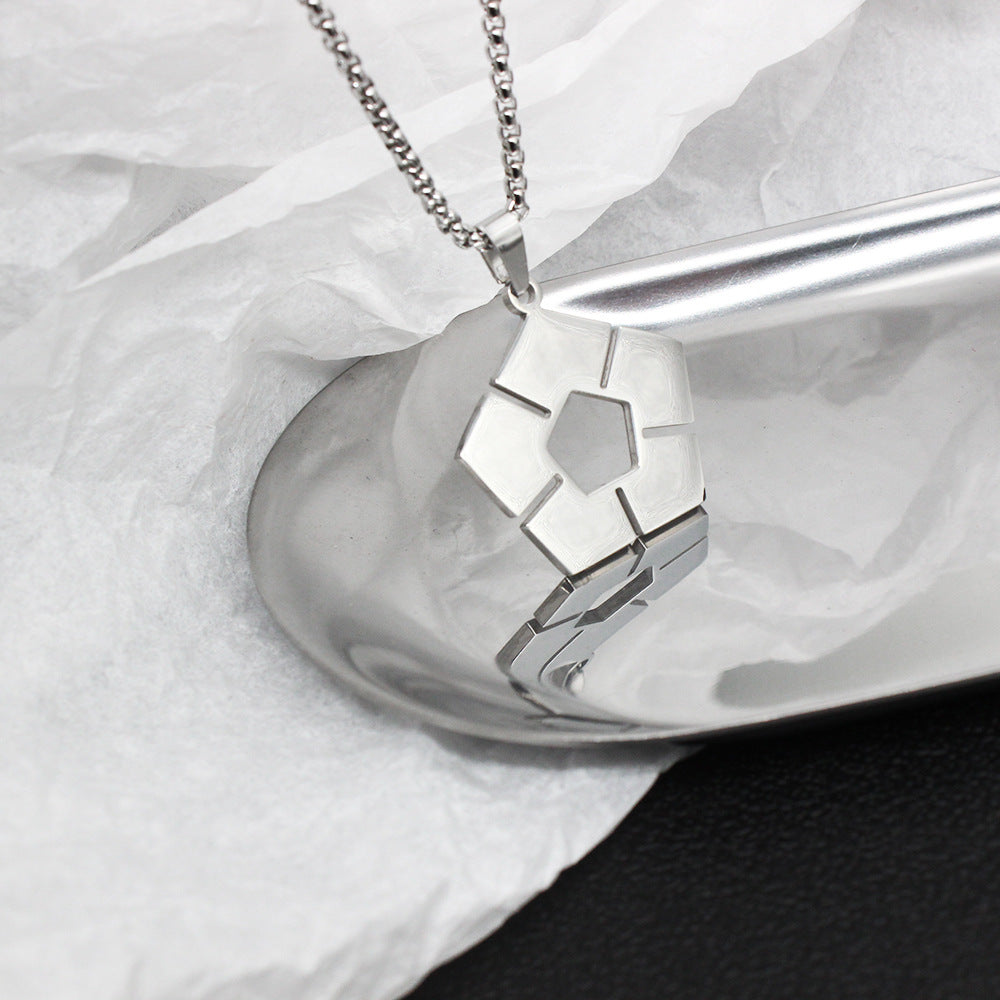 Curaçao Blue prison football Necklace