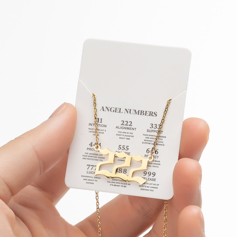 Curaçao Angel Lucky number Necklace