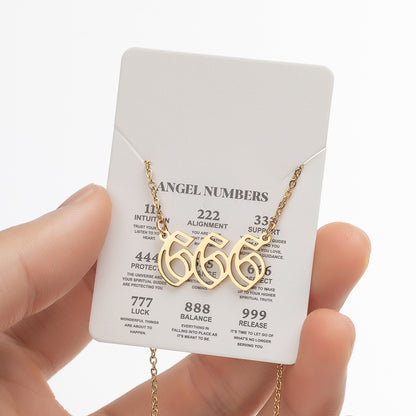 Curaçao Angel Lucky number Necklace