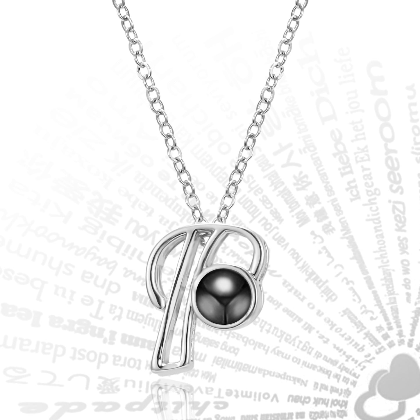 Curaçao Letters Pendant Languages Necklace