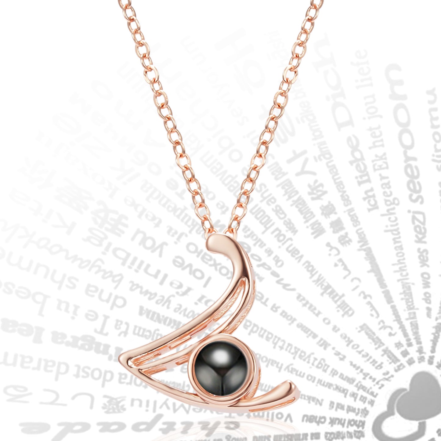 Curaçao Letters Pendant Languages Necklace
