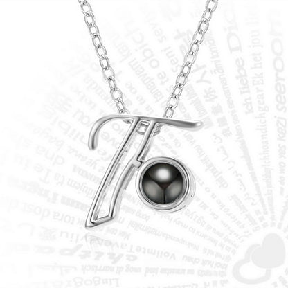 Curaçao Letters Pendant Languages Necklace