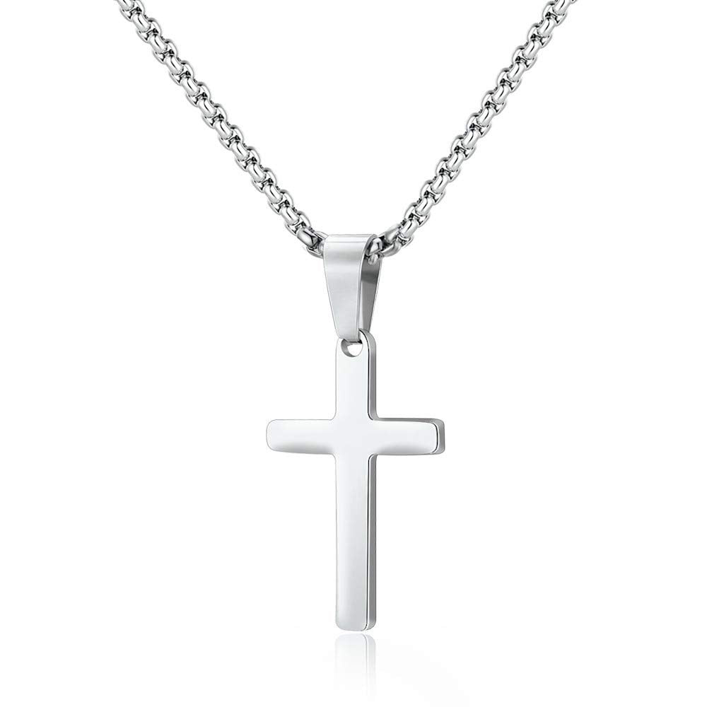 Curaçao Steel cross titanium Necklace