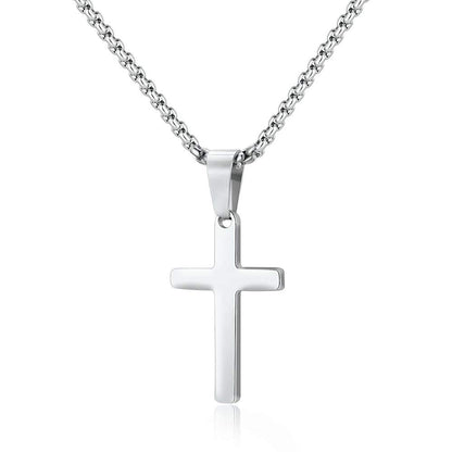 Curaçao Steel cross titanium Necklace