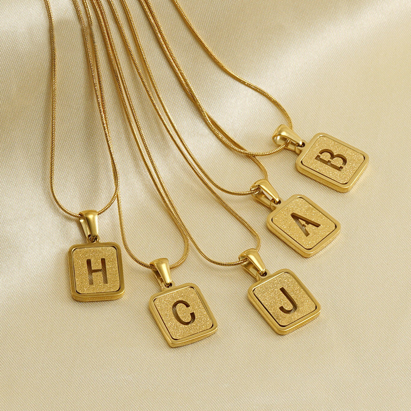 Curaçao alphabet necklace letters
