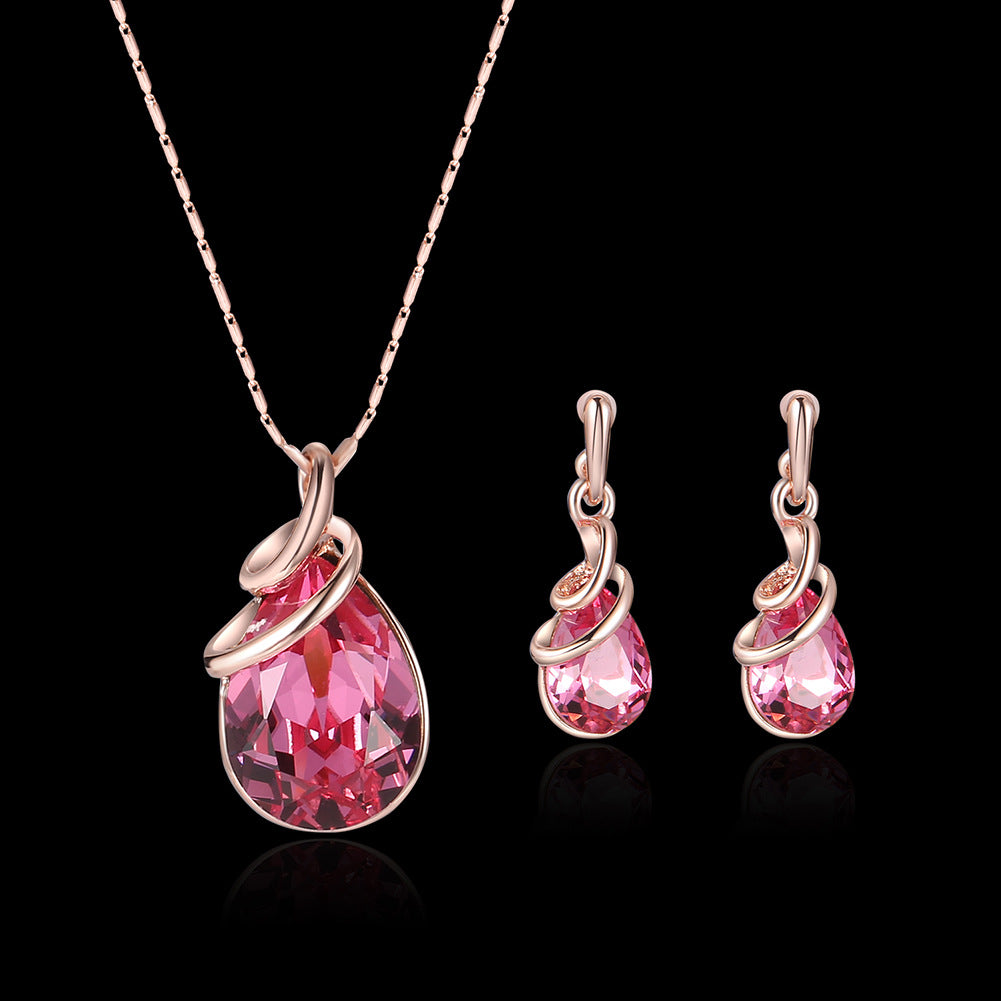 Curaçao alloy gemstone jewellery Necklace