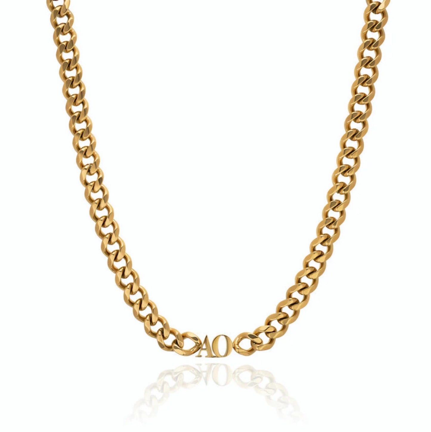 Curaçao couples initial name Necklace