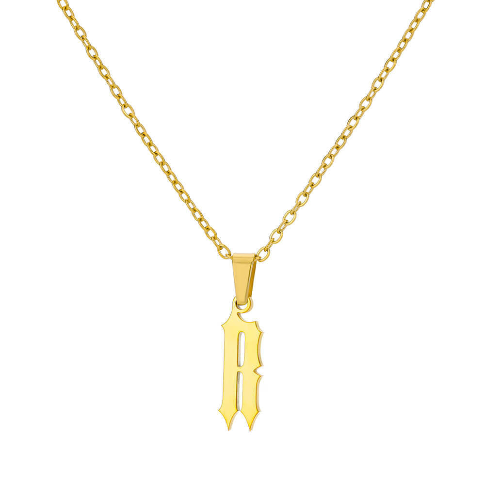 Curaçao Letter Ancient English Necklace