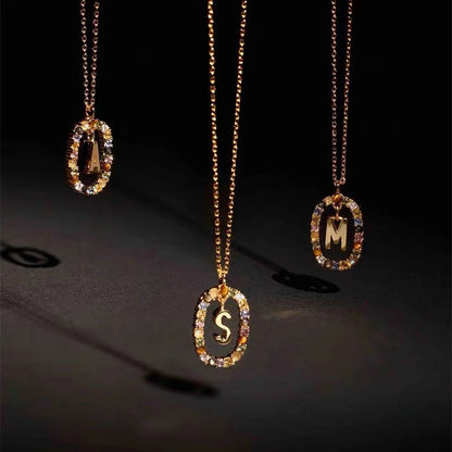 Curaçao colored rhinestone necklace