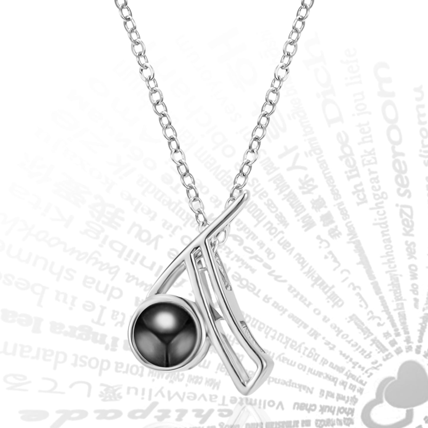 Curaçao Letters Pendant Languages Necklace