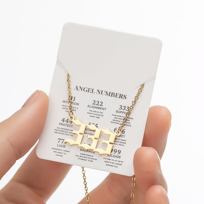Curaçao Angel Lucky number Necklace