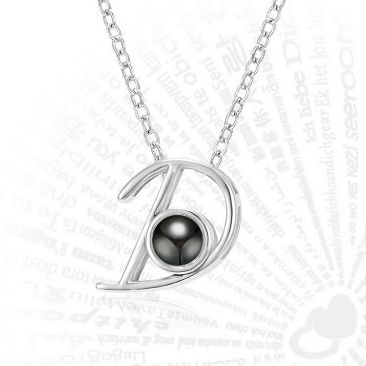 Curaçao Letters Pendant Languages Necklace
