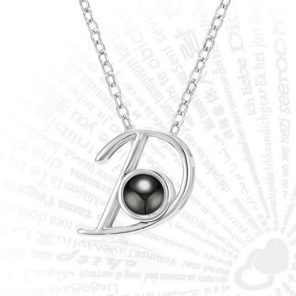 Curaçao Letters Pendant Languages Necklace