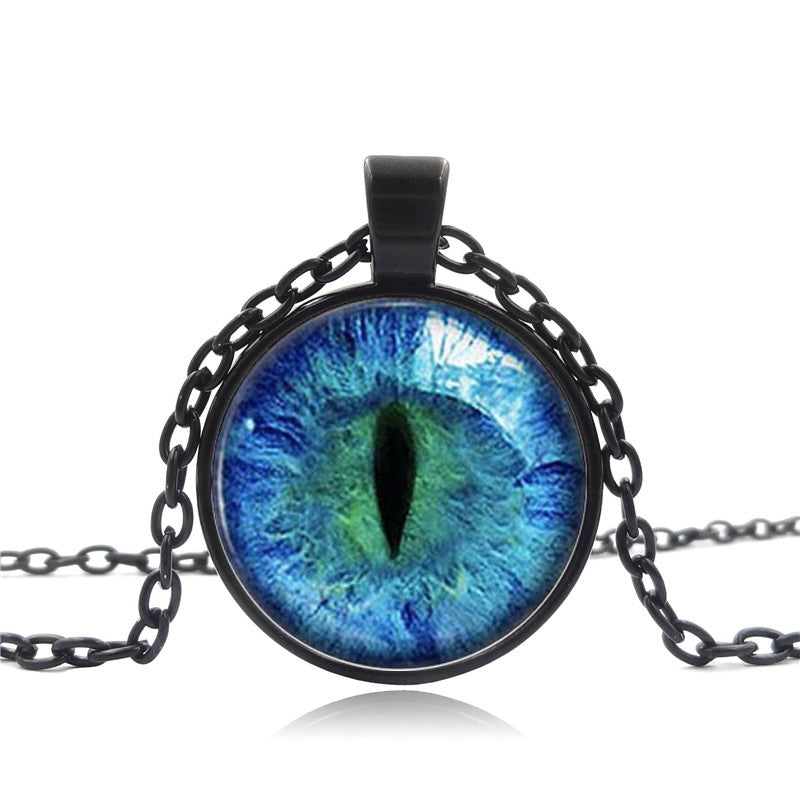 Curaçao cats eye longans Necklace