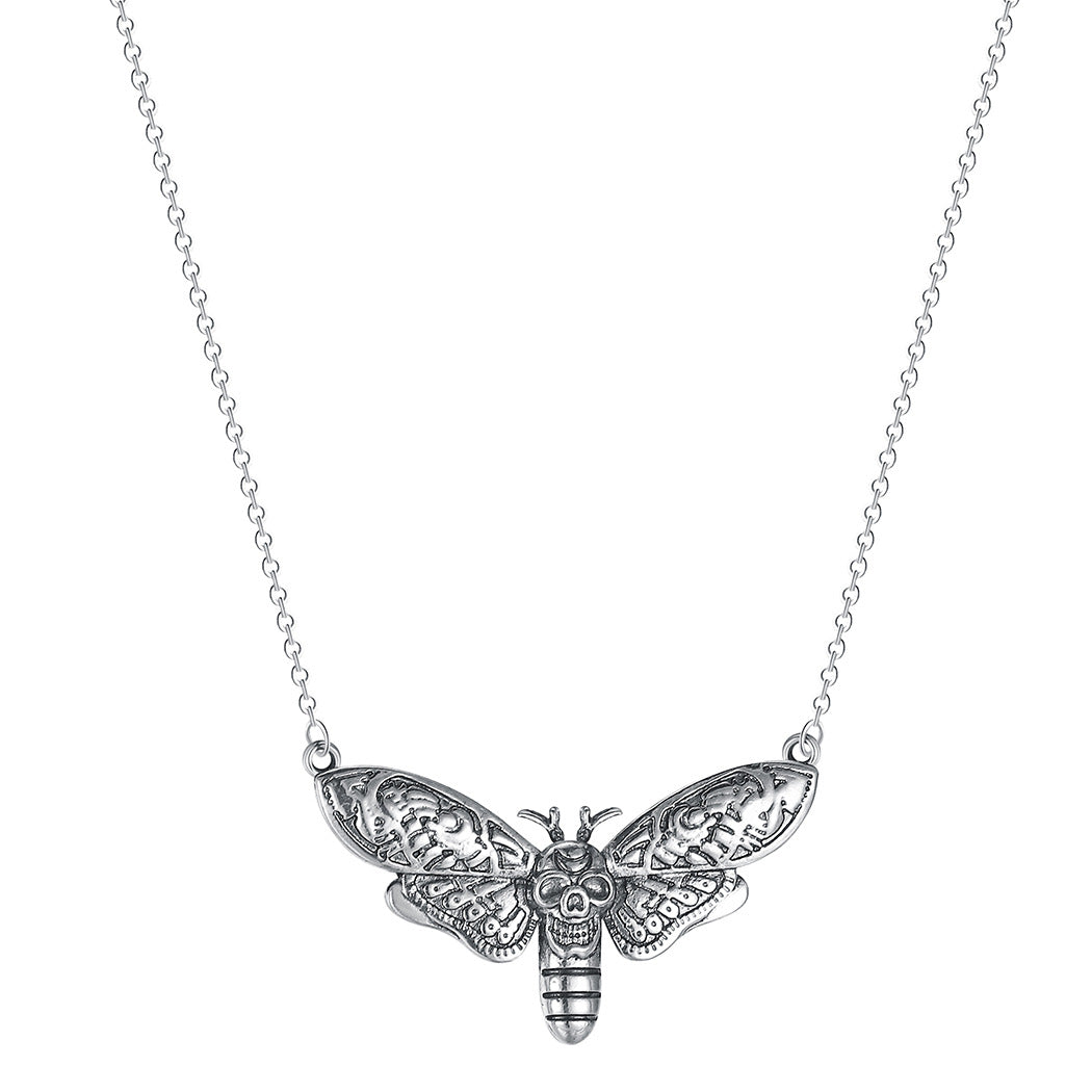 Curaçao alloy gothic moon Necklace