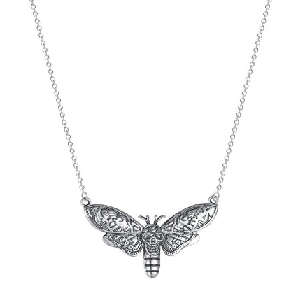 Curaçao alloy gothic moon Necklace