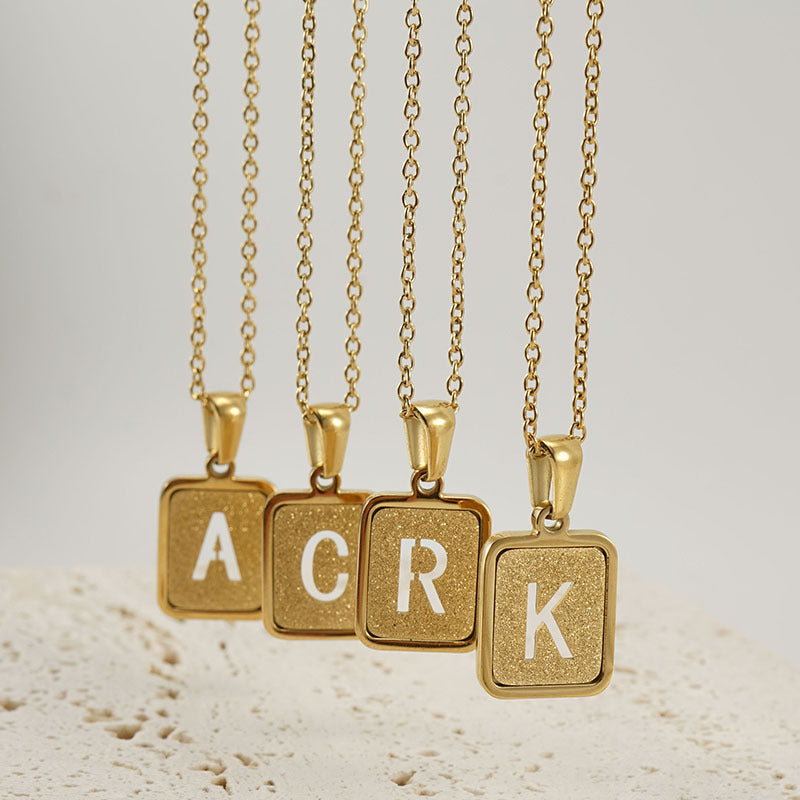 Curaçao alphabet necklace letters