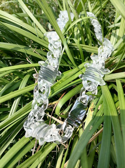 Curaçao Steel clear barbed Necklace